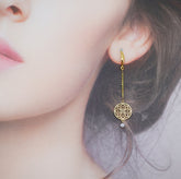 Auspicious Origin Birthstone Earrings (Small)